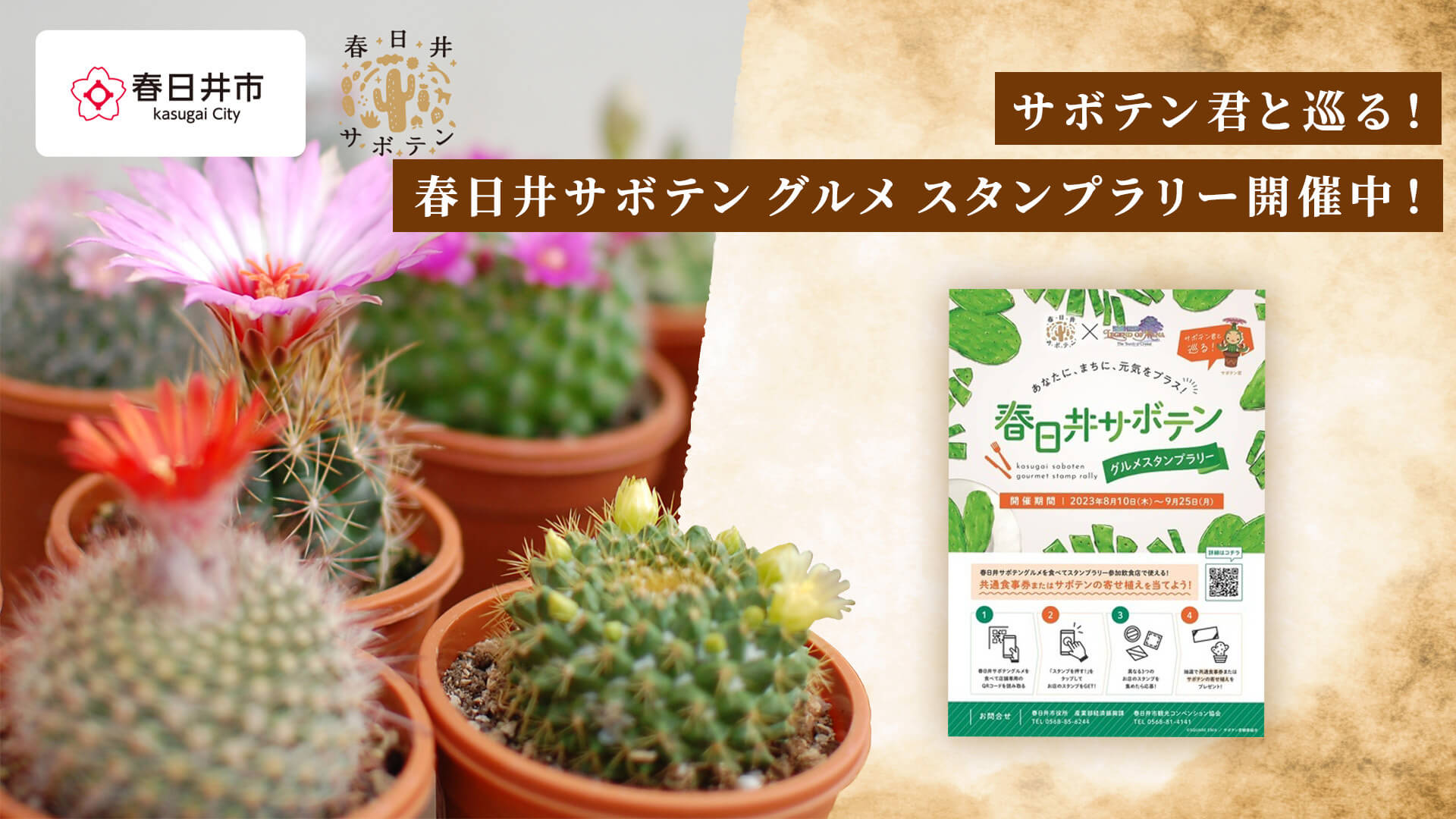 スタンプラリー開催中